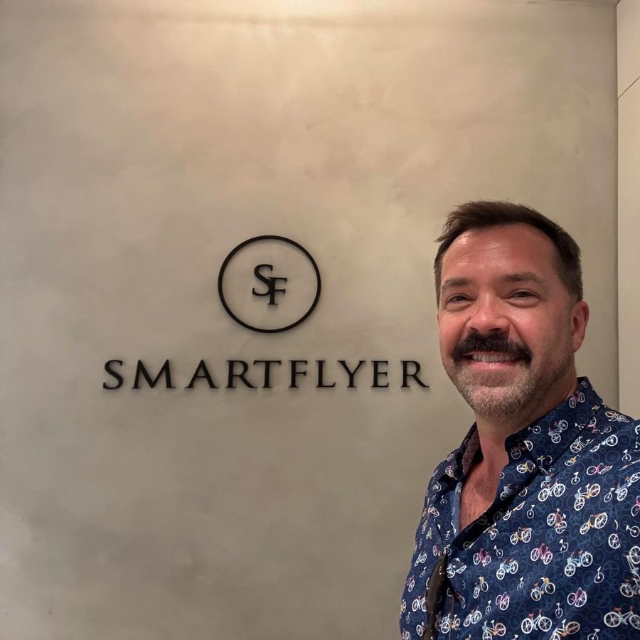 Joe Woolley at SmartFlyer event